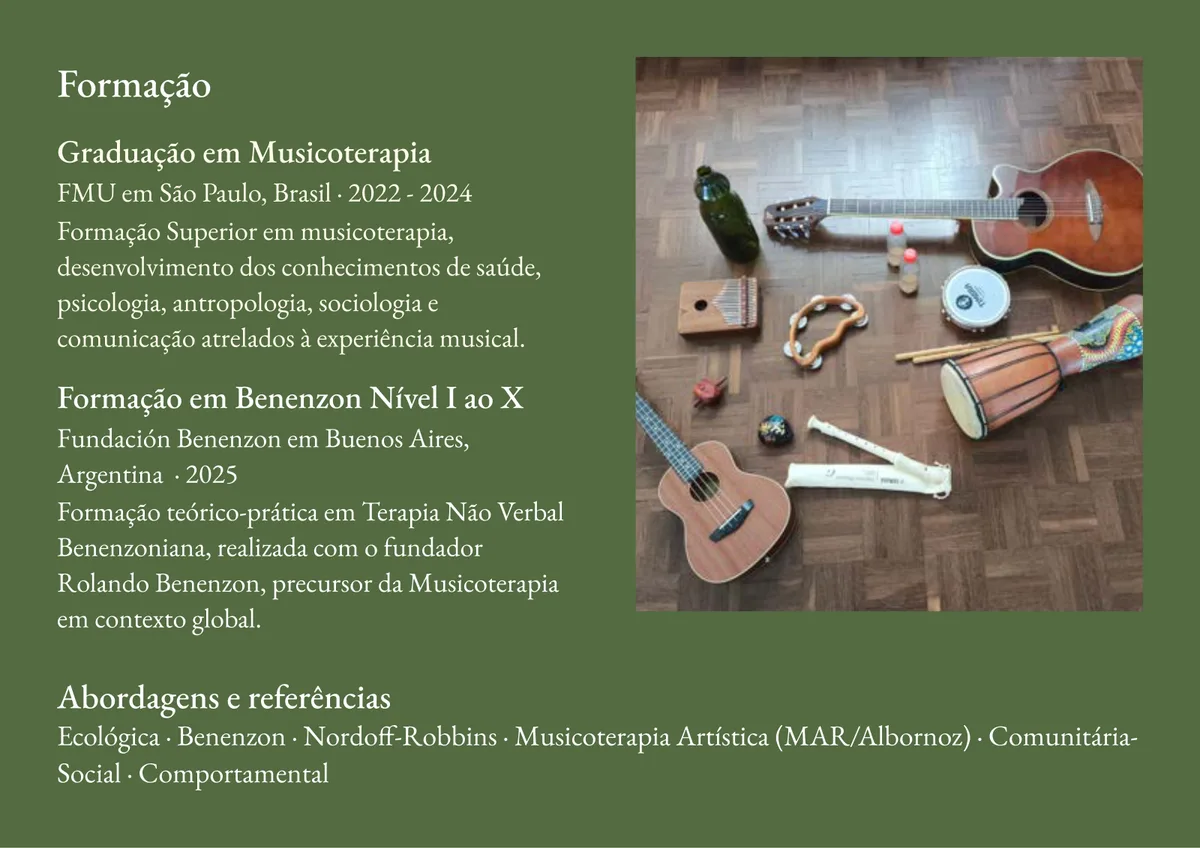 Galeria do projeto Vinícius Hirata — Musicoterapeuta, Músico e Educador Musical